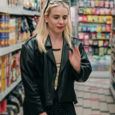 Carla Sehn Diary Of A Ditched Girl S01 Leather Jacket