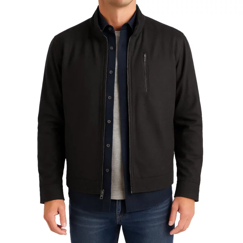 Chad Michael Sullivans Crossing S03 Black Jacket