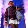Coco Gauff US Open Leather Jacket