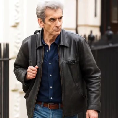 David Tennant The Hack Leather Jacket
