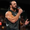 Drew McIntyre SmackDown 2025 Black Leather Vest