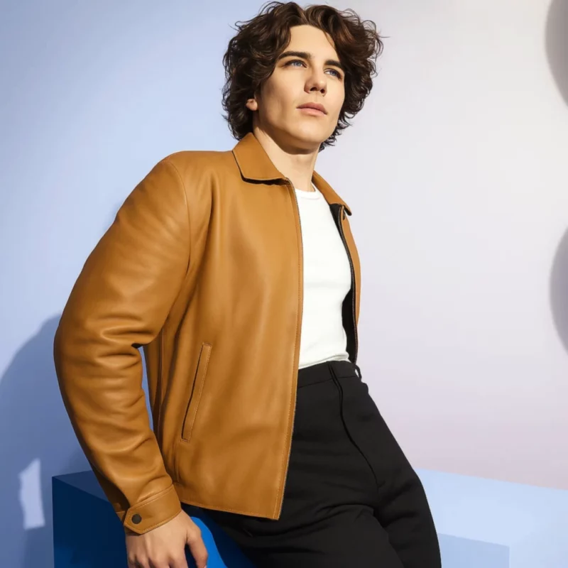 Eddie Fairyland 2023 Cody Fern Brown Leather Jacket