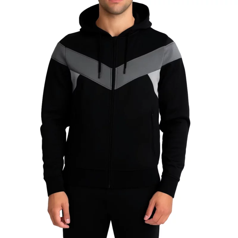 Emmerdale 2025 Black Baldur Zipper Hoodie