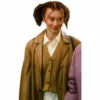 Erin Kellyman Eleanor the Leather Coat