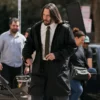 Gabriel Good Fortune 2025 Keanu Reeves Black Coat