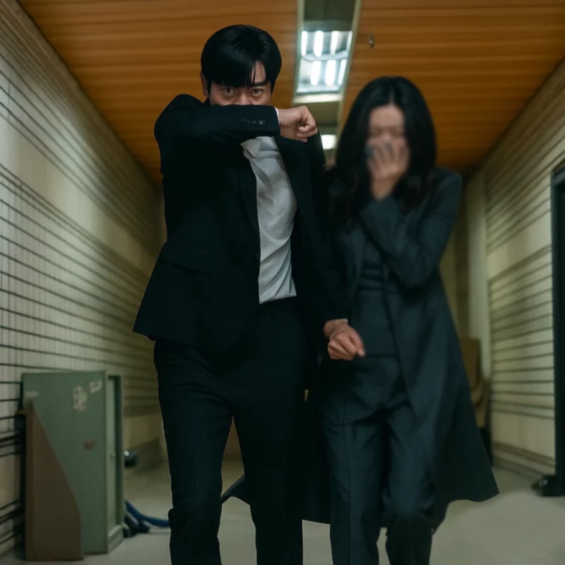 Gang Dong-won Tempest 2025 Baek San-ho Black Suit