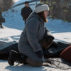 Haley Bennett The Last Frontier S01 Sidney Scofield Grey Coat
