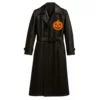 Halloween Jack-oâ€™-lantern Pumpkin Leather Coat