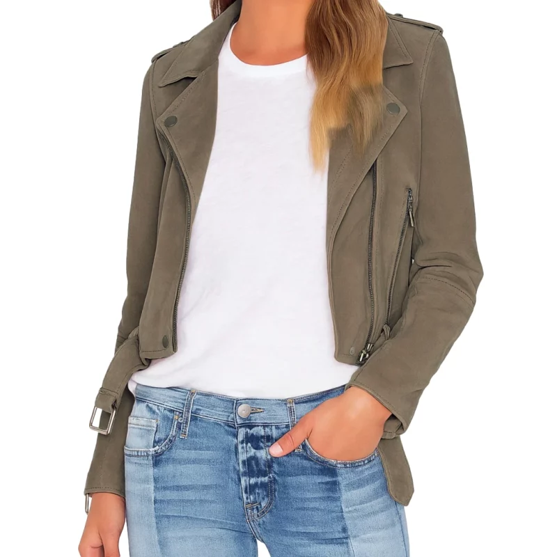 Jackie Howard My Life with the Walter Boys S02 Nikki Rodriguez Suede Jacket