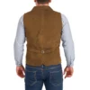 James Norton House of Guinness Sean Rafferty Brown Leather Vest
