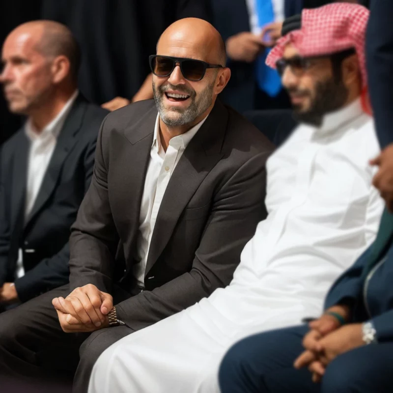 Jason Statham Canelo Alvarez Vs Terence Crawford Suit