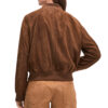 Jenna Elfman Shifting Gears S02 Eve Brown Suede Jacket