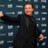 Jeremy Renner Wake Up Dead Man A Knives Out Mystery Premiere Suit