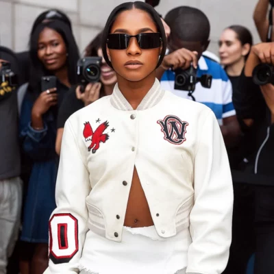 Jordan Chiles Fashion Show Varsity Jacket