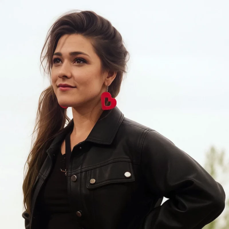Katie This Too Shall Pass Leather Jacket