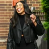 Katisha Atkinson Love is Blind UK Leather Jacket