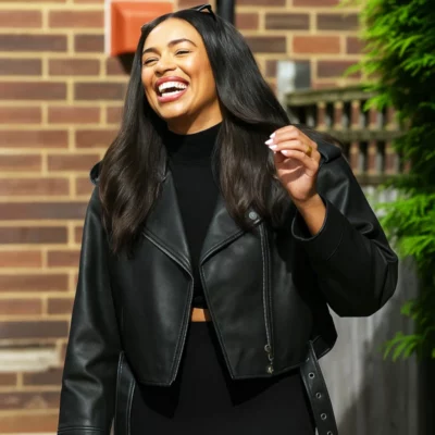 Katisha Atkinson Love is Blind UK Leather Jacket