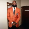 LeBron James Hall Of Fame Orange Blazer