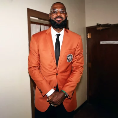LeBron James Hall Of Fame Orange Blazer