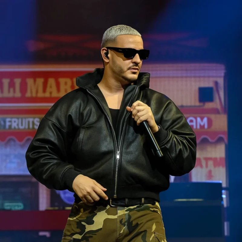 MTV Video Music Awards 2025 DJ Snake Black Leather Jacket