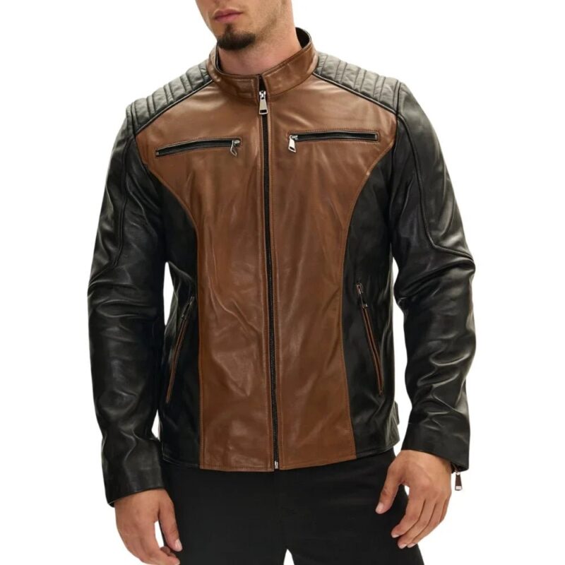 Men's Quilted Two Tone Leather Bomber Jacbrown leather jacketbrown leather jacket mensmens brown leather jacketbrown leather jacketsâ€‹brown faux leather jacketdark brown leather jacketâ€‹vintage brown leather jacketâ€‹brown leather biker jacketâ€‹leather brown jacketâ€‹mens brown leather jacketsbrown leather jacket menâ€‹brown leather jacket outfitâ€‹brown leather jacket with furâ€‹leather jacket brownâ€‹men in brown leather jacketâ€‹men's brown leather jacketâ€‹brown leather jackets for menâ€‹brown mens leathket