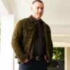Michael Ormewood Will Trent S03 Jake McLaughlin Suede Jacket