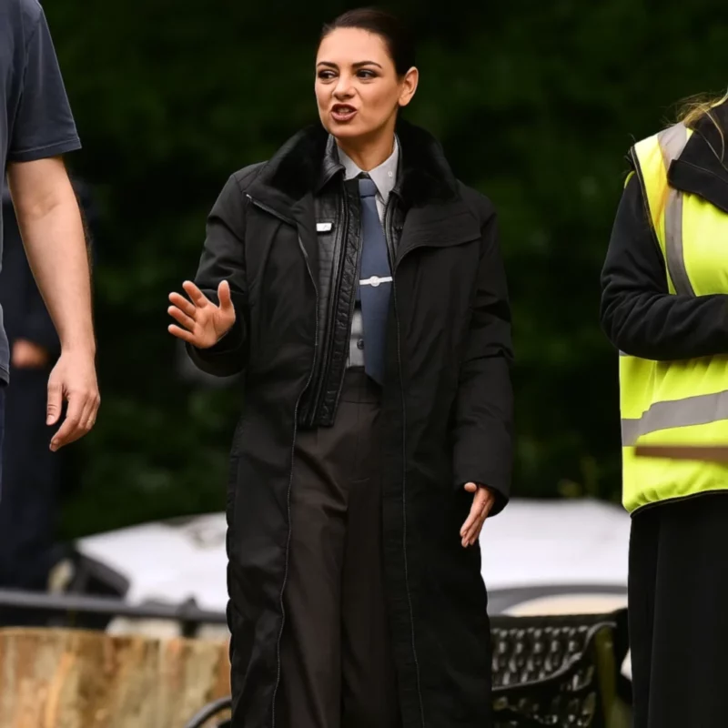 MilaKunis Wake Up Dead Man Coat