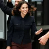 NYC Selena Gomez Blue Jacket