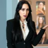 Patty Guggenheim Twisted Metal S02 Raven Black Blazer
