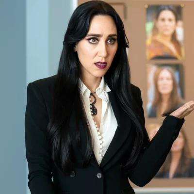 Patty Guggenheim Twisted Metal S02 Raven Black Blazer