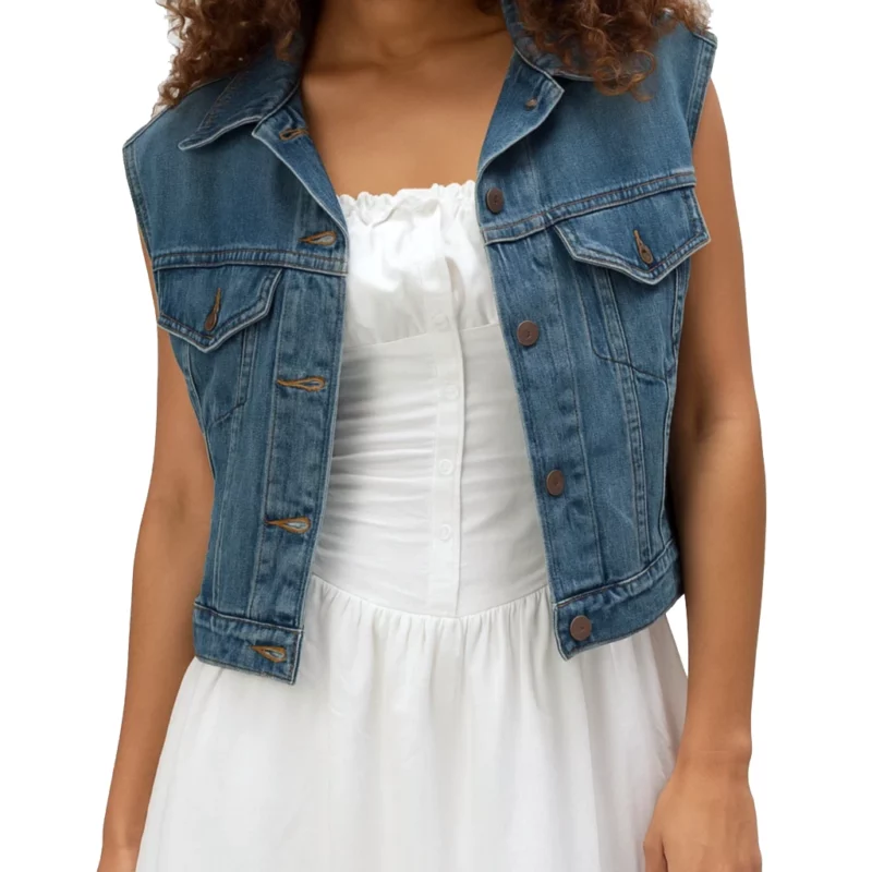 Regina Reynoso Acapulco S04 Sara Denim Vest