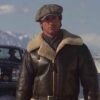 Rocky IV Sylvester Bomber Shearling Leather Jacket