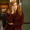 Sarah Rafferty My Life with the Walter Boys S02 Burgundy Coat