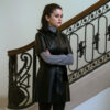 Selena Gomez Only Murders In The Building S05 Leather Coat