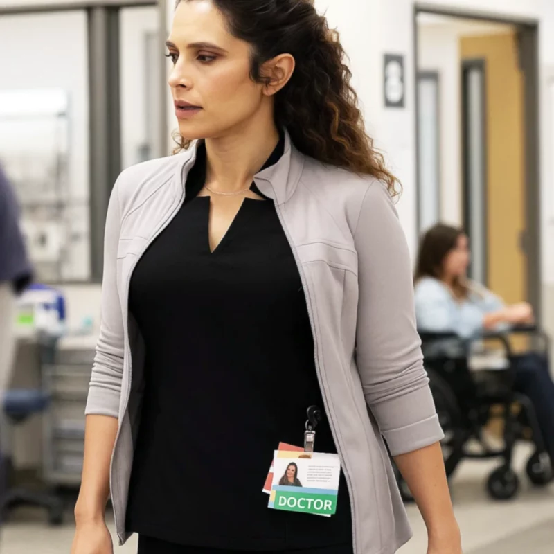 Sepideh Moafi TV Series The Pitt S02 Jacket