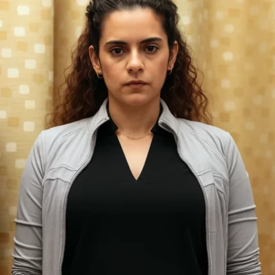 Sepideh Moafi The Pitt S02 Grey Jacket
