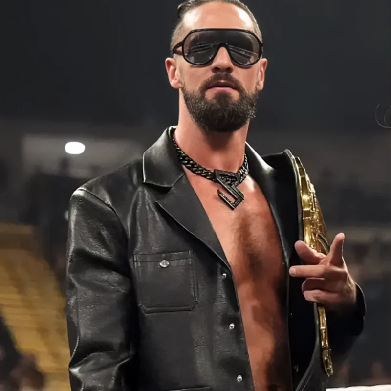 Seth Rollins WWE RAW Leather Jacket