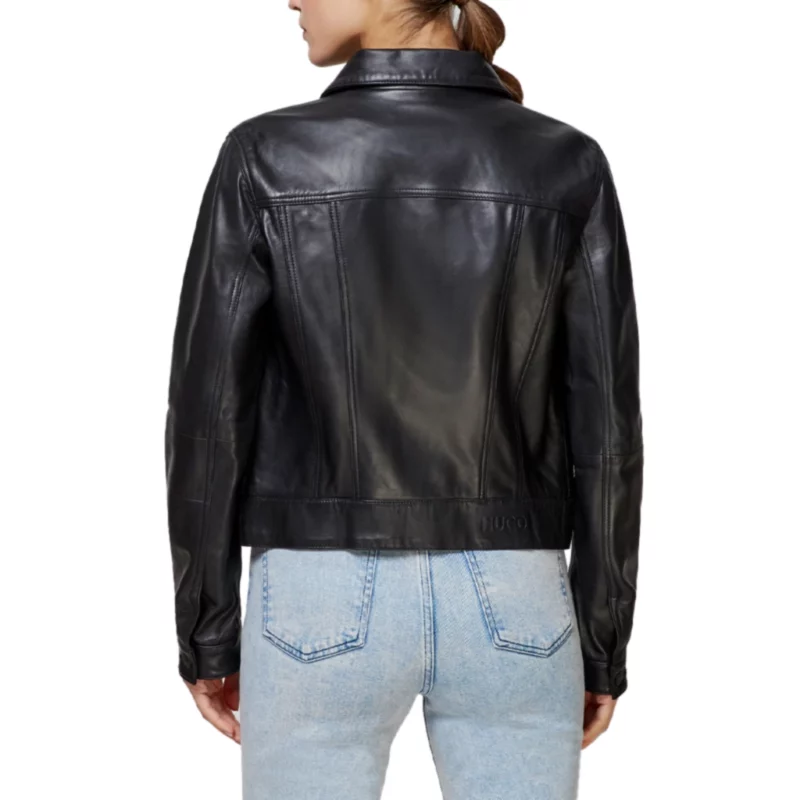 Stephanie White Indiana Fever v Atlanta Dream Leather Jacket