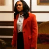Taylor Polidore Beauty in Black S02 Orange Coat