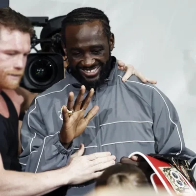 Terence Crawford After Fight Grey Jacket