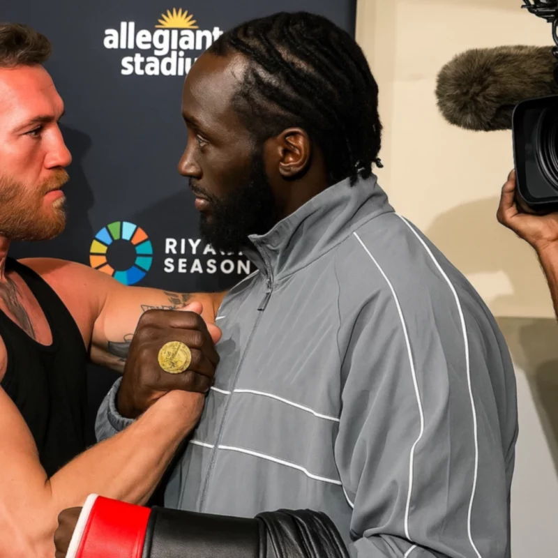 Terence Crawford Vs Canelo Alvarez After Fight Grey Jacket