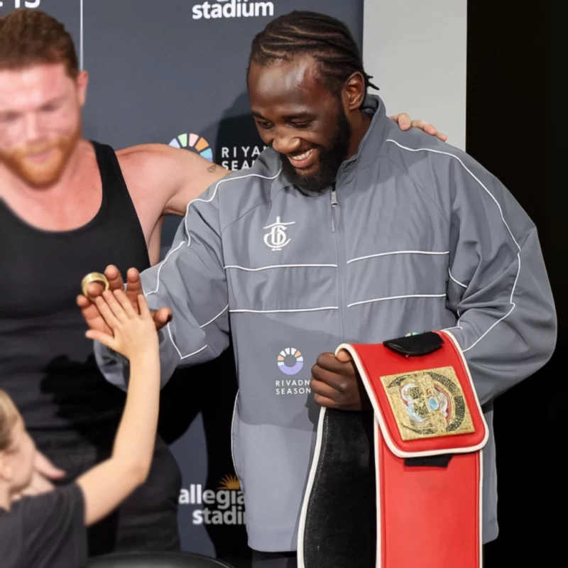 Terence Crawford Vs Canelo Alvarez AfterFight Grey Jacket