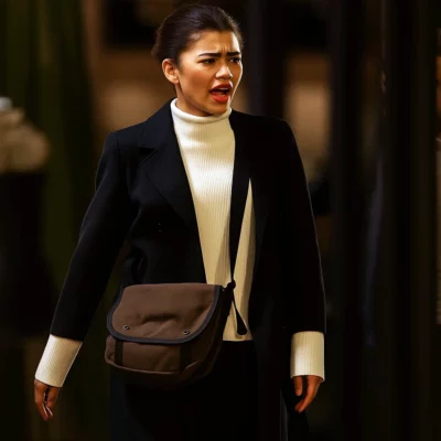 The Drama Zendaya Black Coat