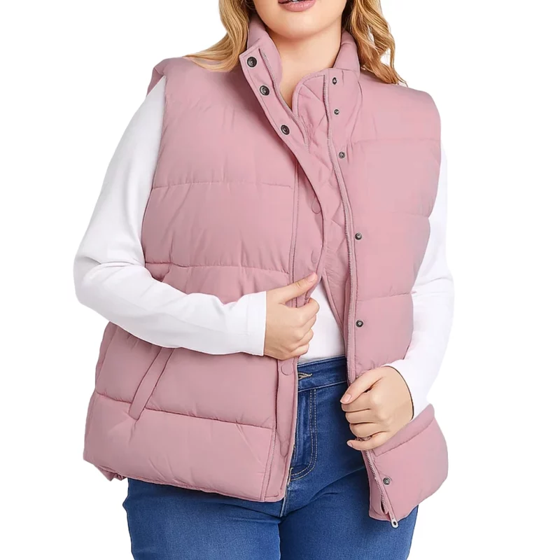 The Inheritance S01 Emily Pink Puffer Vest