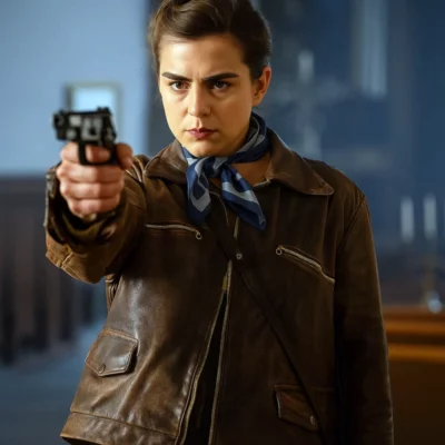 The Partisan Morgane Polanski Leather Jacket
