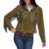 The Wrong Christin Park Fringe Jacket