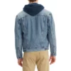 Trevor Nika and Madison 2025 Dylan Cook Blue Shearling Denim J