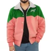 Tyler The Creator Green & Pink Golf Cowboy Jacket