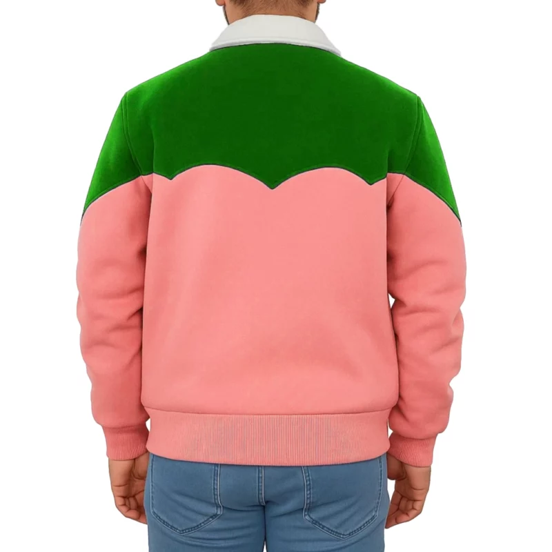 Tyler The Creator Green & Pink Golf Jacket