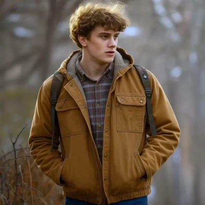 Vincent Muller Clown in a Cornfield Brown Jacket